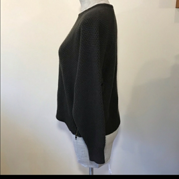 Silence+Noise Cropped Sweater Green Small - Picture 4 of 7